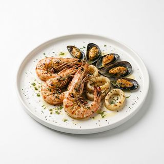 Plat Fruits De Mer Grillés / Sautés