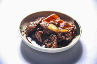 Ternera con salsa de ostras