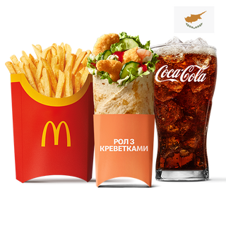 Рол з креветками Меню