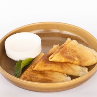 Блины со сметаной