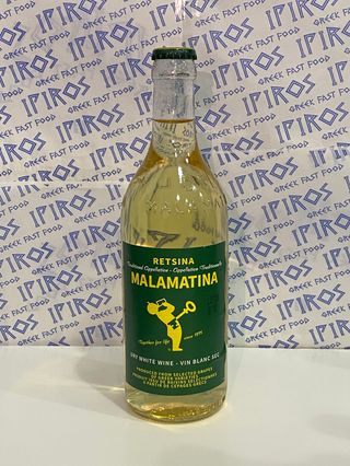 Retsina Malamatina bianco 500ml 11vol