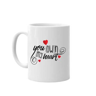 Cana personalizata "you won my heart"