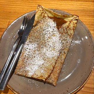 Crepe de dulce de leche