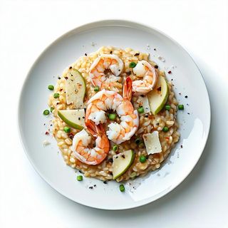 065. Risotto con gamberi