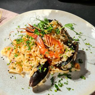 Risotto cu fructe de mare