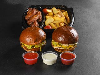 КОМБО БУРГЕРИ ТА КРИЛА, L