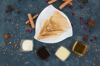 Блины со сметаной (1 порц.)