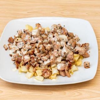 Raxo con Queso Azul y Patatas