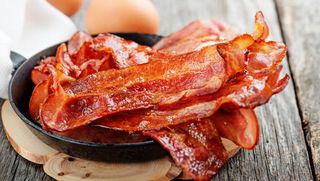 Two slices bacon
