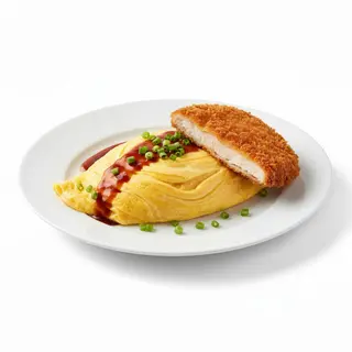 Omurice De Pollo Empanado