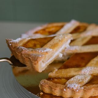 Crostata Mermelada De Melocotón Porción