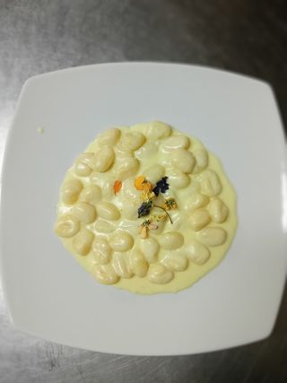 Gnocchetti con fonduta di formaggi