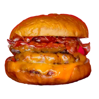 Triple Cheese Beef Burger