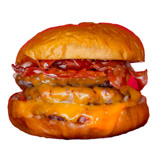 Triple Cheese Beef Burger