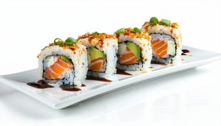 Uramaki star roll