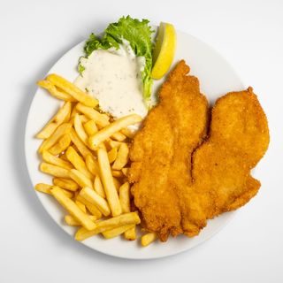 Pileći bečki, pomes, tartar