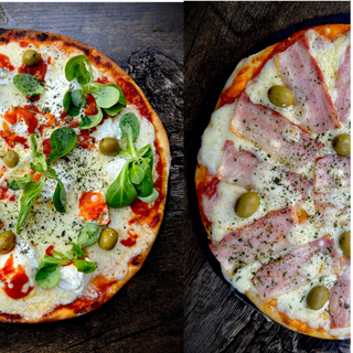 Pizza Mitad y Mitad