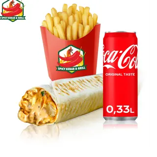 Zestaw Rollo z Serem + Pocket Frytki + Coca-Cola 330ml