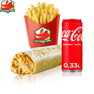 Zestaw Rollo z Serem + Pocket Frytki + Coca-Cola 330ml