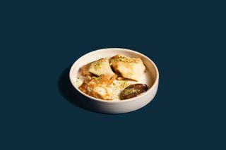 Блины с шоколадно-ореховой пастой