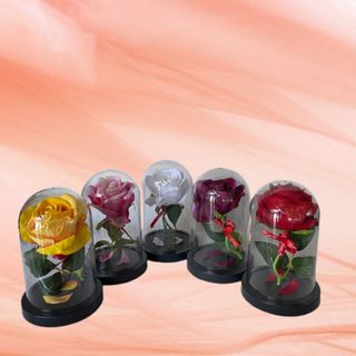 Trandafir de matase 20 cm disponibil in 5 culori