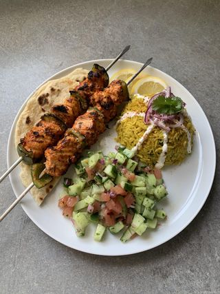 Plat Brochette escalope