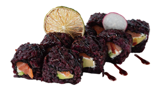 58. Black Sake Roll (8 Pzs.)