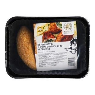 Котлета куряча з імеретинським сиром та зеленню заморожені (435г)