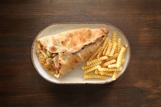 Cornet Farcie Escalope Panée