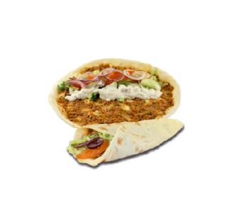 Lahmacun de pollo (30 cm.)