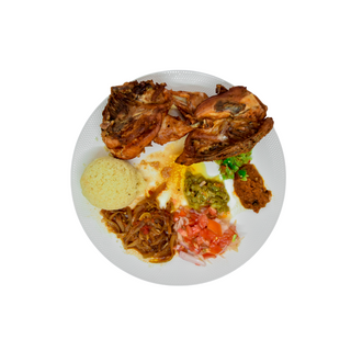 Attiéké + ½ Poulet Frit