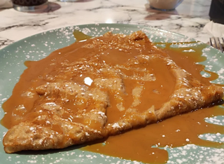 Crepe de dulce de leche