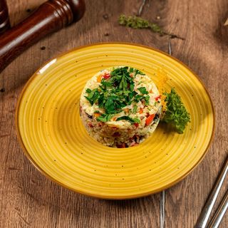 Post - Orez cu ciuperci şi legume - post