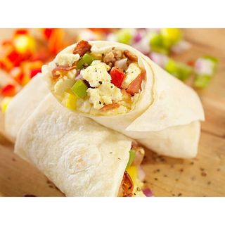 Breakfast wrap - sausage and egg