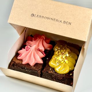 Caja de 2 brownies 