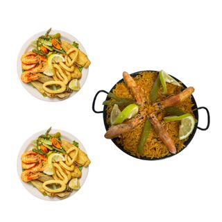 2 Fritures + Paella
