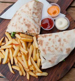 Makloub Chevrette grillée