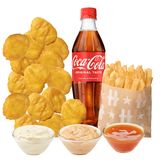 Пилешки хапки (15бр) голямо меню