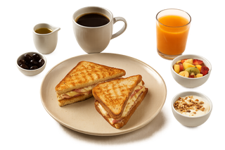 Petit Déjeuner Croque