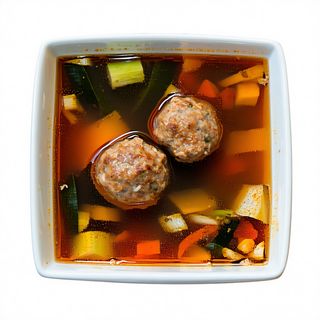 Caldo Con Pelota (2 Raciones)