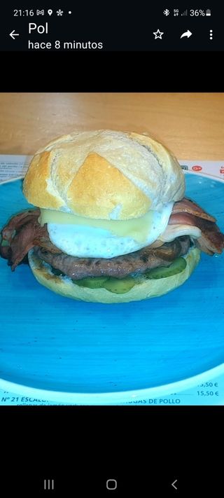 Hamburguesa Laguia