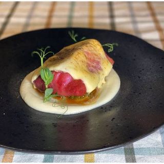 Bacalao En Rojo Gratinado 