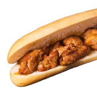 Bocadillo Entero De Pincho Moruno Con Aliño Andaluz 