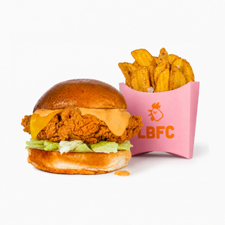 COMBO | Honey Mustard Burger, Fries Crispers 130g
