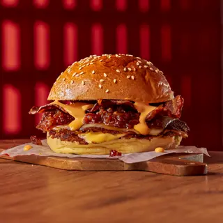 Smash Burger Nicky Jam + patatas fritas