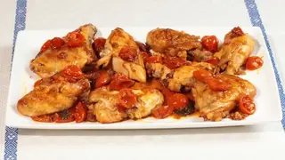 150. Pollo in salsa piccante