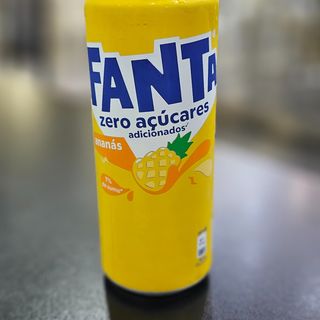 Fanta Ananas zero açúcares 