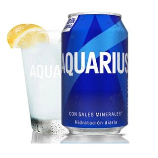 Aquarius Limón lata 330ml.