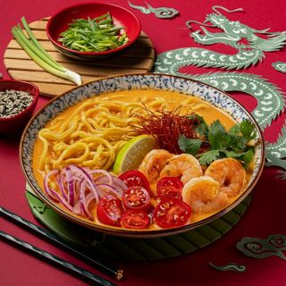 Карі лакса з креветками