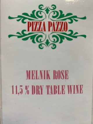 PIZZA PAZZO OWN WINE